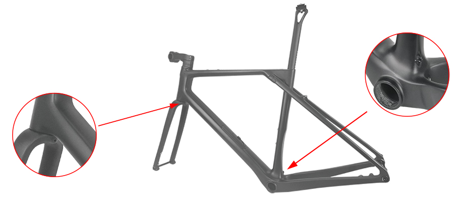 soportes de guardabarros para cuadro de bicicleta de gravel