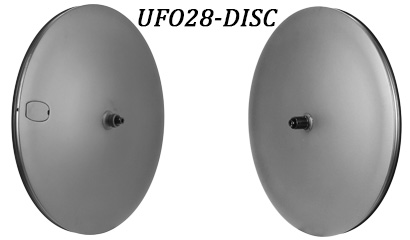 ProX Nueva rueda de carbono de disco completo de 28 mm de ancho UFO28-DISC